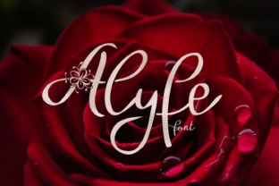 Alyfe: A Script Font That Adds Flair to Campaigns