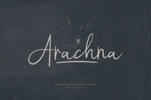 Arachna: A Modern Script Font That Cuts Through the Feed