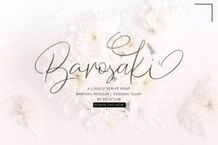 Barosaki: A Script Font That Adds Warmth and Polish to Real Business Branding