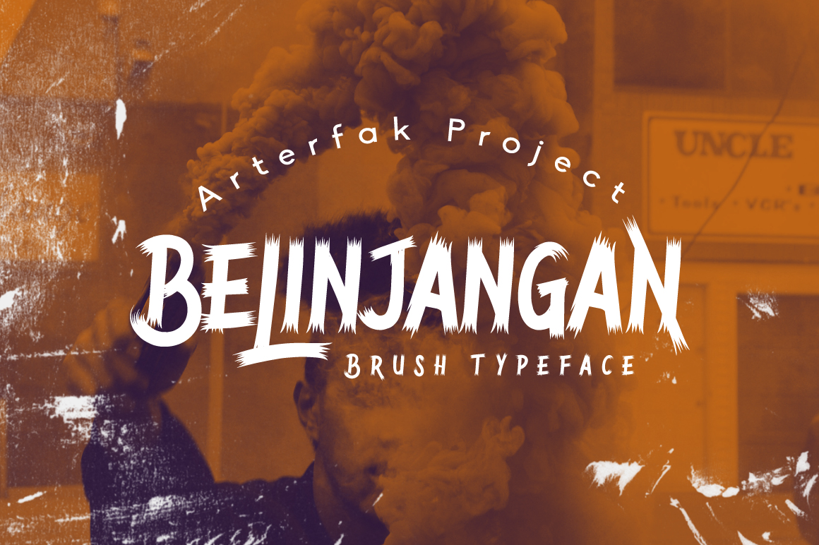 Belinjangan: A Script Font with Character