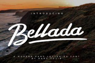 Bellada Extras: A Script Font for Editorial Grace