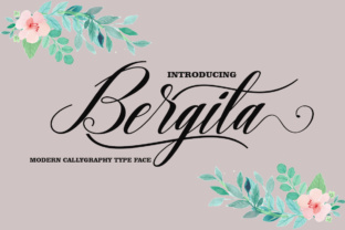 Bergita: A Modern Handwritten Font for Creative Crafters