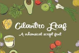 Cilantro Leaf: A Bold Handwritten Font for Digital Branding