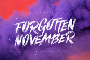 Forgotten November: A Font That Adds Character to Your Brand