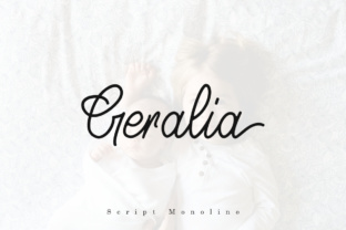Geralia: A Script Font with Quiet Elegance