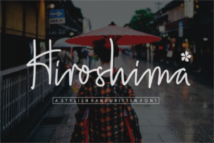 Hiroshima: A Handwritten Font for Digital Brand Identity