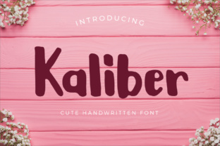 Kaliber: A Script Font for Crafters Who Value Style and Substance