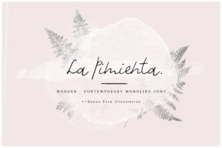 La Pimienta: A Script Font for Editorial Elegance
