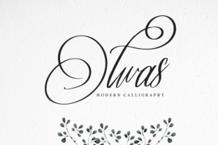 Olwas: A Script Font for Crafters and Product Creators