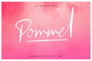 Pommel: A Handwritten Font That Feels Like It Belongs