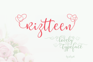 Riztteen: A Timeless Script Font for Editorial Design