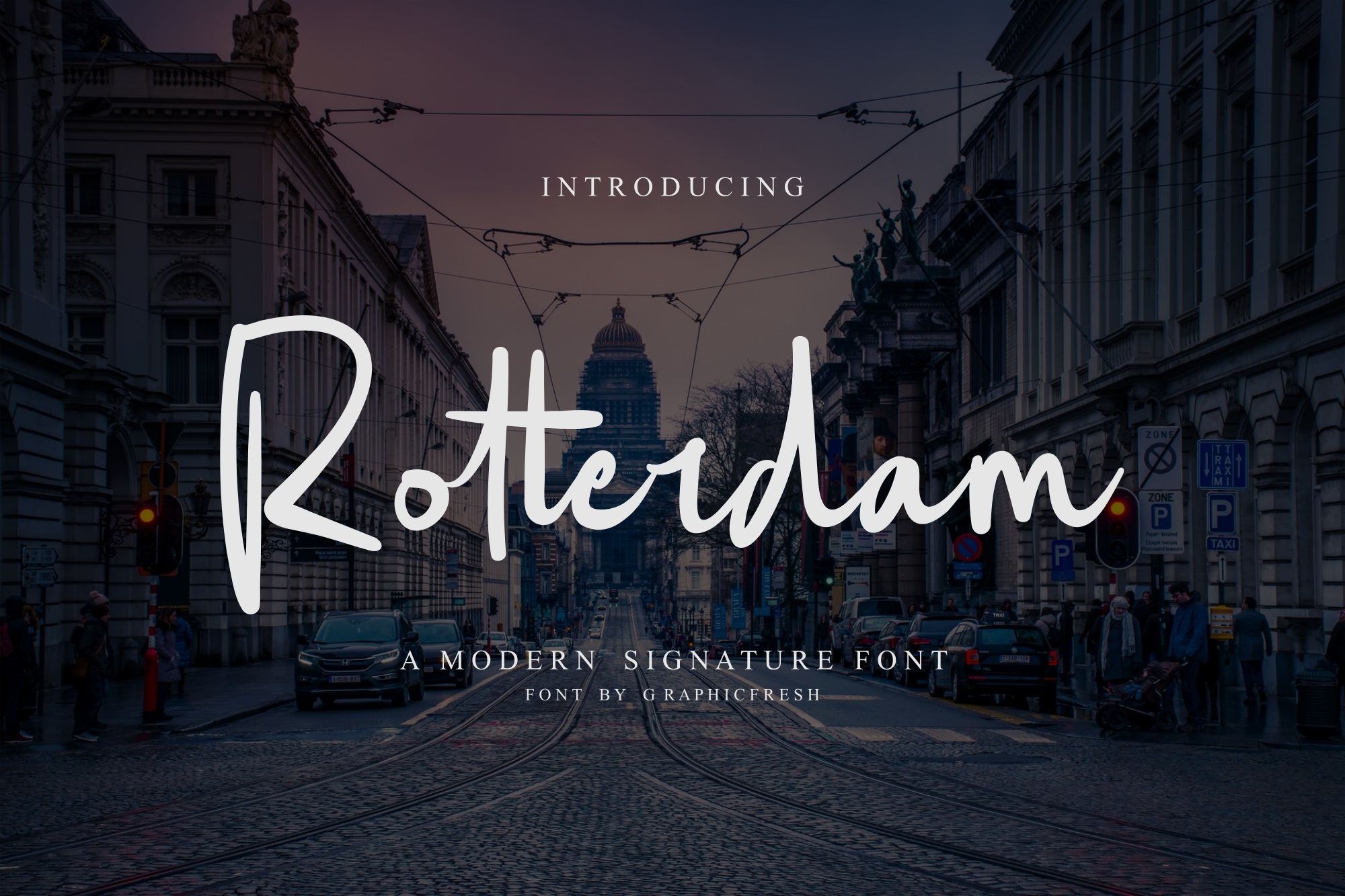 Rotterdam: A Script Font for Editorial Elegance