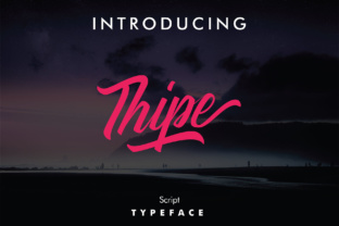 Thipe: A Script Font That Adds Soul to Editorial Design